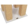 BE NORDIC JONTE scratching post, square posts, house with platform, 115 cm