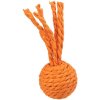 Rattle ball, paper rope, ø 4 × 11 cm
