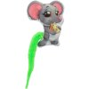 Emotionale Maus mit Katzenminze, farbiger Schwanz, 7,5 cm, Stoff, 5 Typen