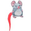 Chuột cảm xúc có catnip, đuôi màu, 7,5 cm, vải, 5 loại