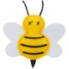 Insect - felt toy for cats (ladybug/wasp/grasshopper), 11 cm