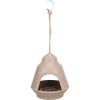 Bell - Outdoor-Futterstation zum Aufhängen, 17,9 x 17,7 x 20 cm, braun
