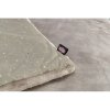Xmas LUCIANO Christmas plush mat, 90 x 70 cm, beige/gold