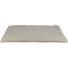 Xmas LUCIANO Christmas plush mat, 90 x 70 cm, beige/gold