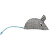 Fabric/plush mouse with catnip, 8 cm, different types
