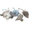 Fabric/plush mouse with catnip, 8 cm, different types