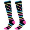 Striped Dots dámske kompresné podkolienky veľkosť oblečenia M