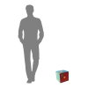 YATE CUBE Polimix 30 cm Color with hinge var3