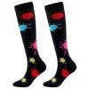 Graffiti Damen Kompressionskniestrümpfe Konfektionsgröße M