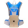 Road running backpack blue volume 15 l