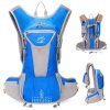 Road running backpack blue volume 15 l