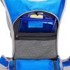 Road running backpack blue volume 15 l