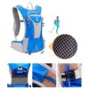 Road running backpack blue volume 15 l