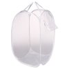 Organizer folding storage basket white package 1 pc