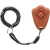 Clicker with a button training aid with a strap TRIXIE