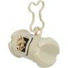Plastic container for poop bags, BONE shape, including 1 roll of 15 pcs