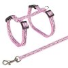 Harness with leash for a cat - motif 27-45cm/10mm 1.20m