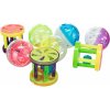 Plastic ball/cage with bell 4.5cm/4cm (box of 60)