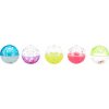 Plastic ball/cage with bell 4.5cm/4cm (box of 60)