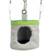 Rustling cave for hamsters, for hanging in a cage 10x9 cm