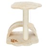 Scratcher VITORIA 43cm climbing ring + cylinder with rest, - beige