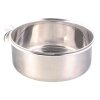Nerezové krmítko s pevným úchytem do klece TRIXIE (Provedení 900 ml/ø 14 cm)