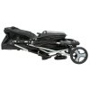 Kinderwagen mit Schnellklappfunktion 47x100x80cm, bis 11kg, schwarz