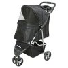Stroller with quick folding function 47x100x80cm, up to 11kg, black