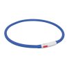 Flash USB luminous collar XS-XL 70 cm / 10 mm, - royal blue (RP 2.10 CZK)