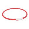 Flash USB luminous collar XS-XL 70 cm / 10 mm, - red (RP 2.10 CZK)