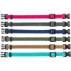 Pack of nylon identification collars for puppies SM 17-25cm/10mm, raspberry, gray, mod, khaki, pink, turquoise
