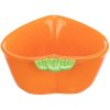 Miska ceramiczna MRKEV (świnka morska, królik), 180 ml/ 12 x 11 cm, pomarańczowa