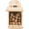 Feeding station for squirrels 20 x 30 x 30 cm, natural pine wood