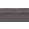 STRONG Edition SAMOA oval pillow with edge, 80 x 60 cm, gray