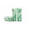 PetBuddy Excrement Bags, Compostable, 8 Rolls/ 15 Bags, Green with Print