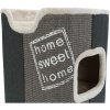 Cat Tower JORGE with resting place, gray with beige fur 78cm