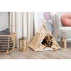 Tipi BOHO mit Kissen, 55 x 65 x 55 cm, Baumwolle, beige