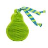 Đồ chơi nha khoa quả lê cao su tự nhiên cho chó con có tua vải 9 cm HipHop