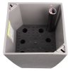 Delto Stone selbstbewässernder Blumentopf 25 x 46 cm grau Packung 1 Stk