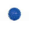 YATE Loptička masážny ježko Igel Ball s bodlinkami 7.8 cm modrý