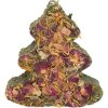 Xmas TREE - vianočný stromček s mrkvou / kvety pre hlodavce , 90 g