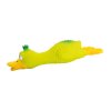 Plucked Crested Duck Lying Down With Sound 18cm Green HipHop