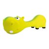 Lying down pony - dumbbell shape, with sound, 22 cm, latex, green, HipHop