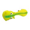 Lying down pony - dumbbell shape, with sound, 22 cm, latex, green, HipHop