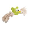 MINI mouse head with cotton barbell, with sound, 5x18 cm, green/natural, HipHop