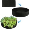 Round 60 textile flower pot green package 1 pc