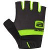 Rękawiczki rowerowe czarno-zielone, rozmiar S