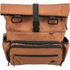 ROLLTOP 2v1, multifunkční batoh i ledvinka, bavlna/polyester, rezavá