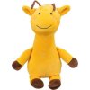 Plush giraffe, toy for dogs with sound, 30 cm, yellow