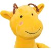 Plush giraffe, toy for dogs with sound, 30 cm, yellow